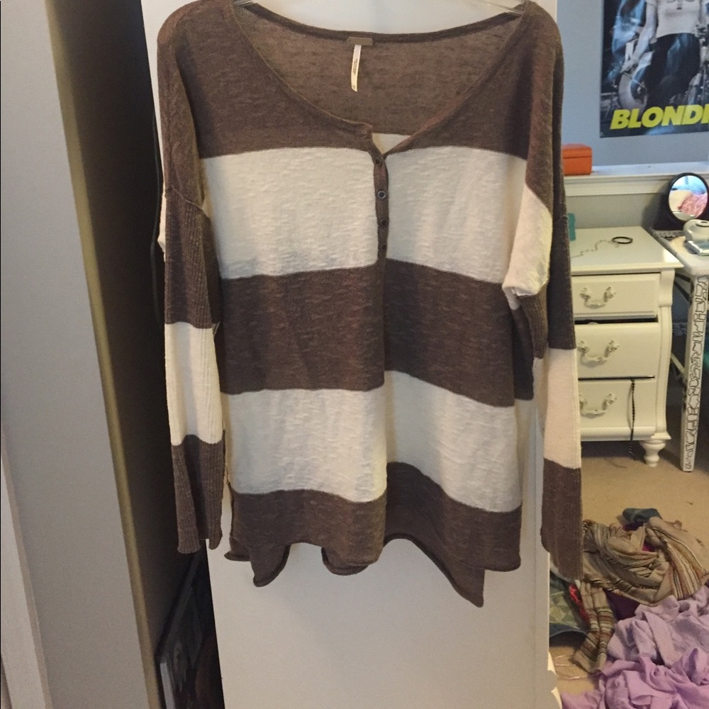 Free people striped shirt