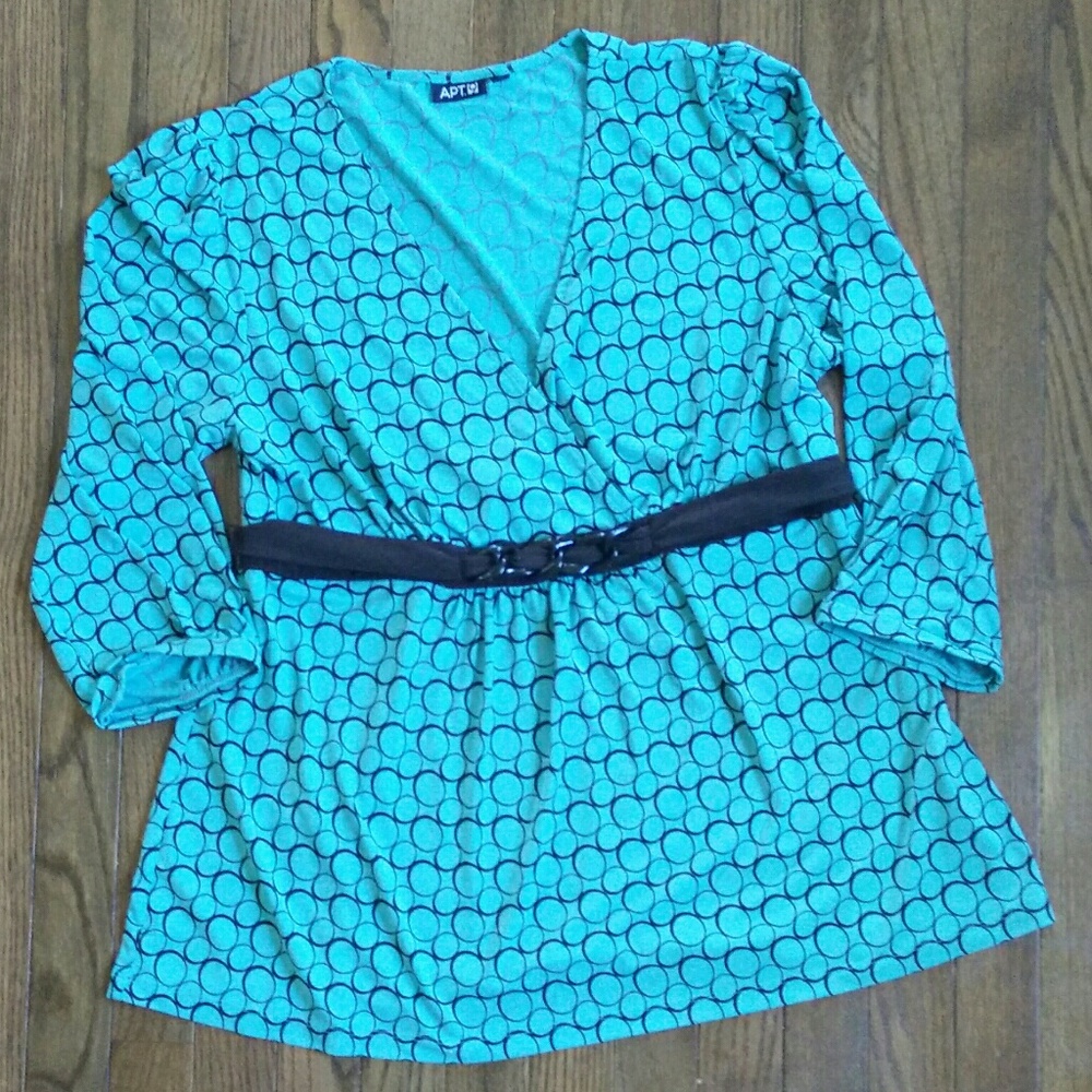 Apt. 9 tie-back blouse