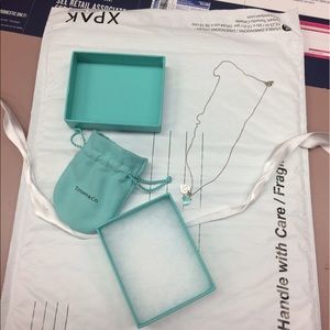 SOLD!!!Tiffany & Co. classic double heart necklace