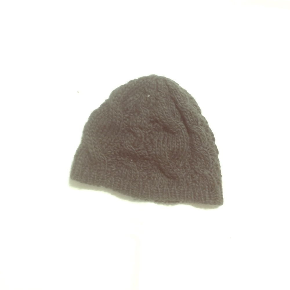 Gray winter hat