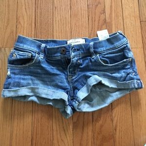 Abercrombie jean shorts kids