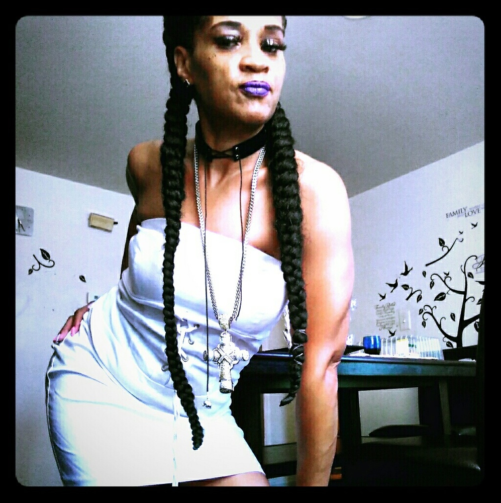 Strappless  White Dress