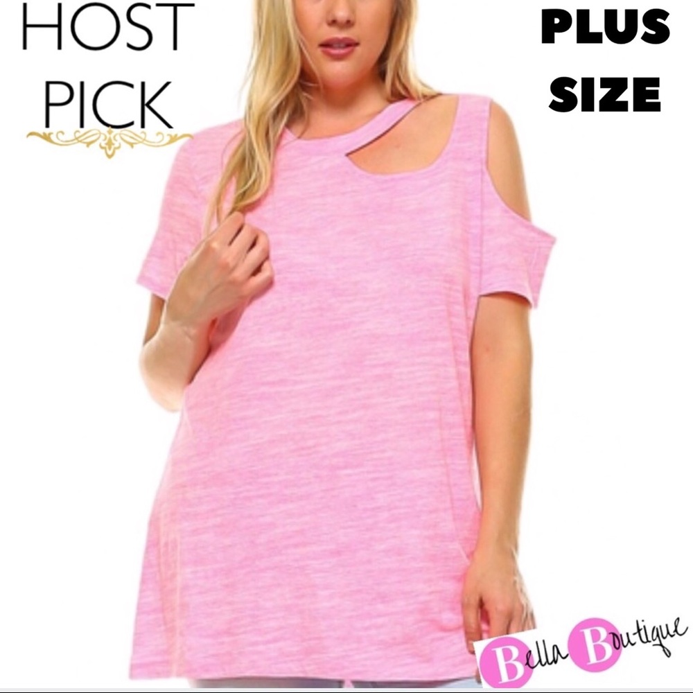Cut-Out Cold Shoulder ✨HP PLUS SIZE 5⭐️ RATED! 🔥 - Picture 4 of 6