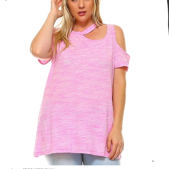 Tops - Cut-Out Cold Shoulder ✨HP PLUS SIZE 5⭐️ RATED! 🔥