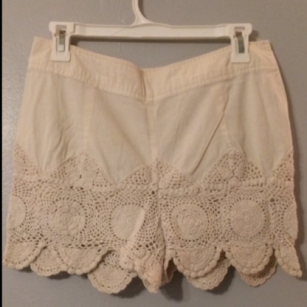 FREE PEOPLE Crochet Short