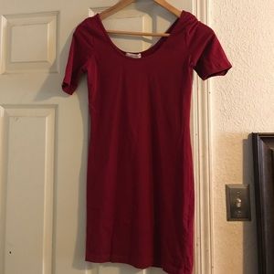 Red forever 21 spandex dress