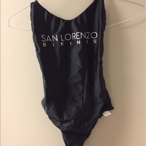 San Lorenzo 1 Piece Reversible (all Black) bikini