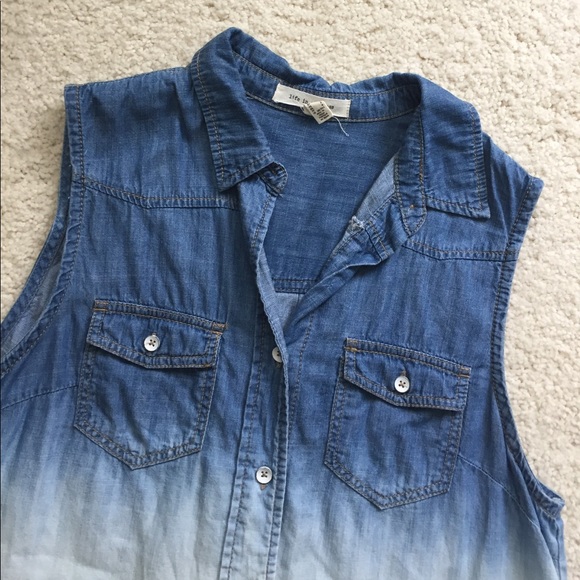 Ombré denim tank - Picture 2 of 2