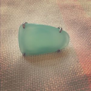 Kendra Scott Chalcedony Statement Ring sz 6