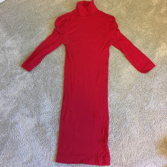 bebe turtleneck sweater dress
