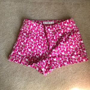 abercrombie and fitch floral shorts