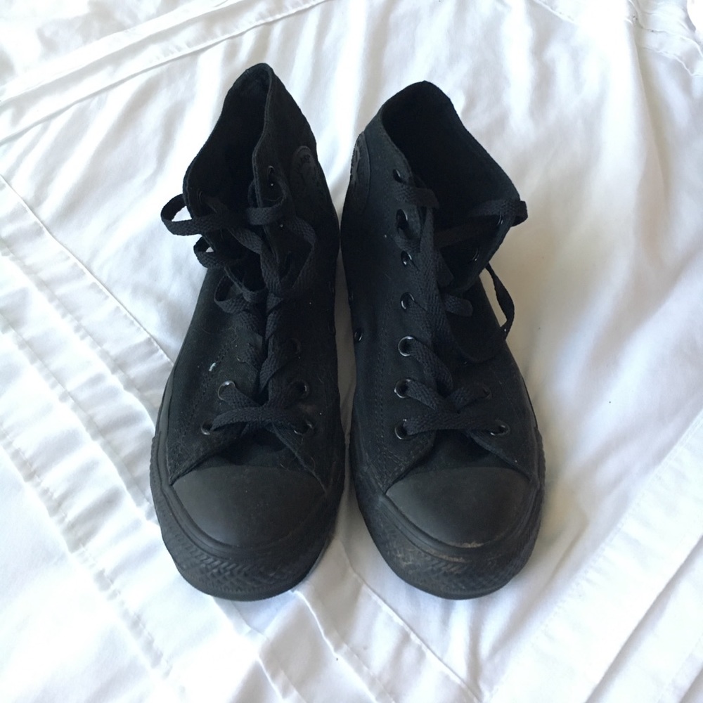 All-Black High-Top Chuck Taylor All-Stars