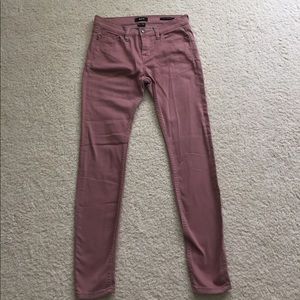 Mauve BDG mid rise twig ankle pants