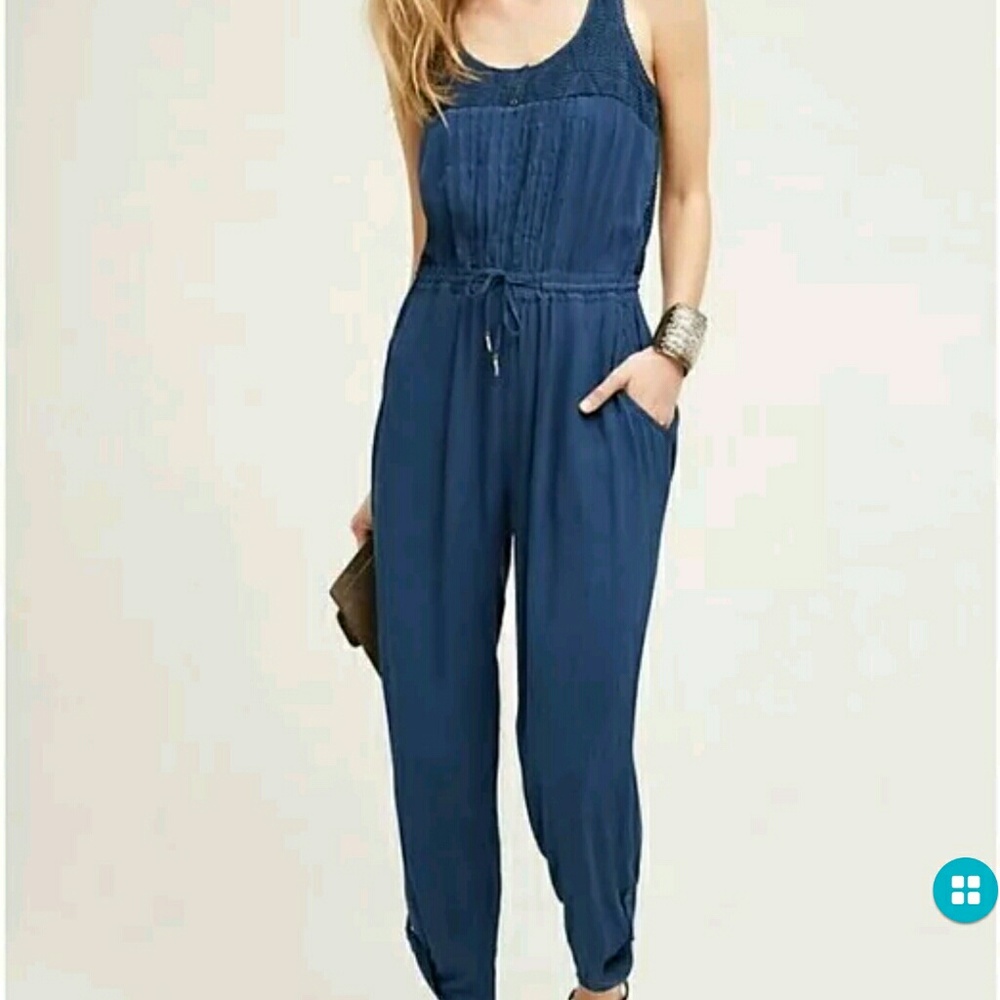 NEW HEI HEI TAJ  JUMPSUIT IN BLUE