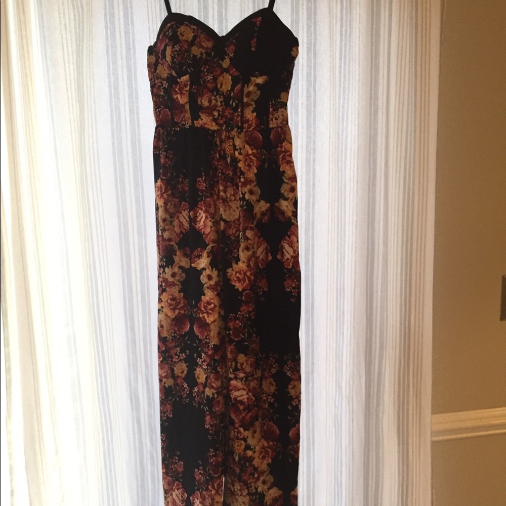 Spaghetti strap pant romper