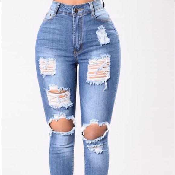 Fashion Nova Denim - Fashion Nova size 11 high waist jeans