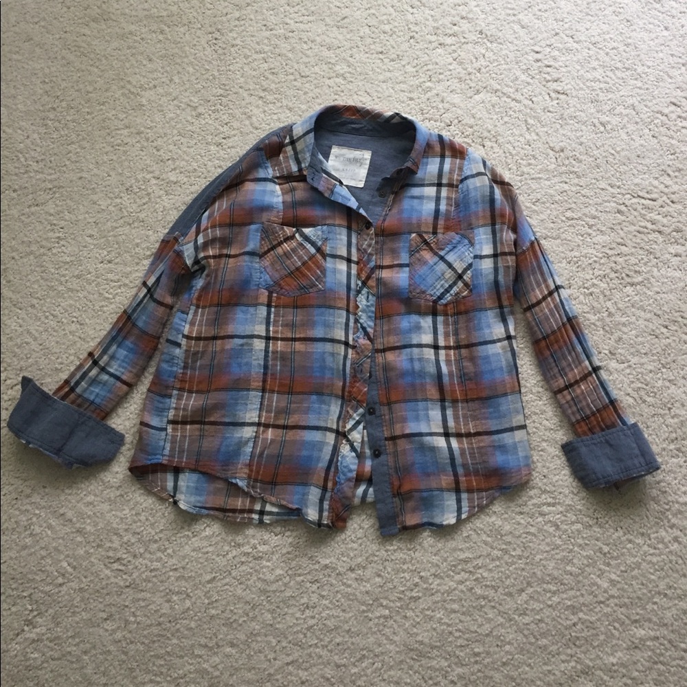 We the Free lightweight flannel shirt