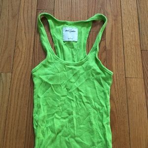 abercrombie kids green tank top
