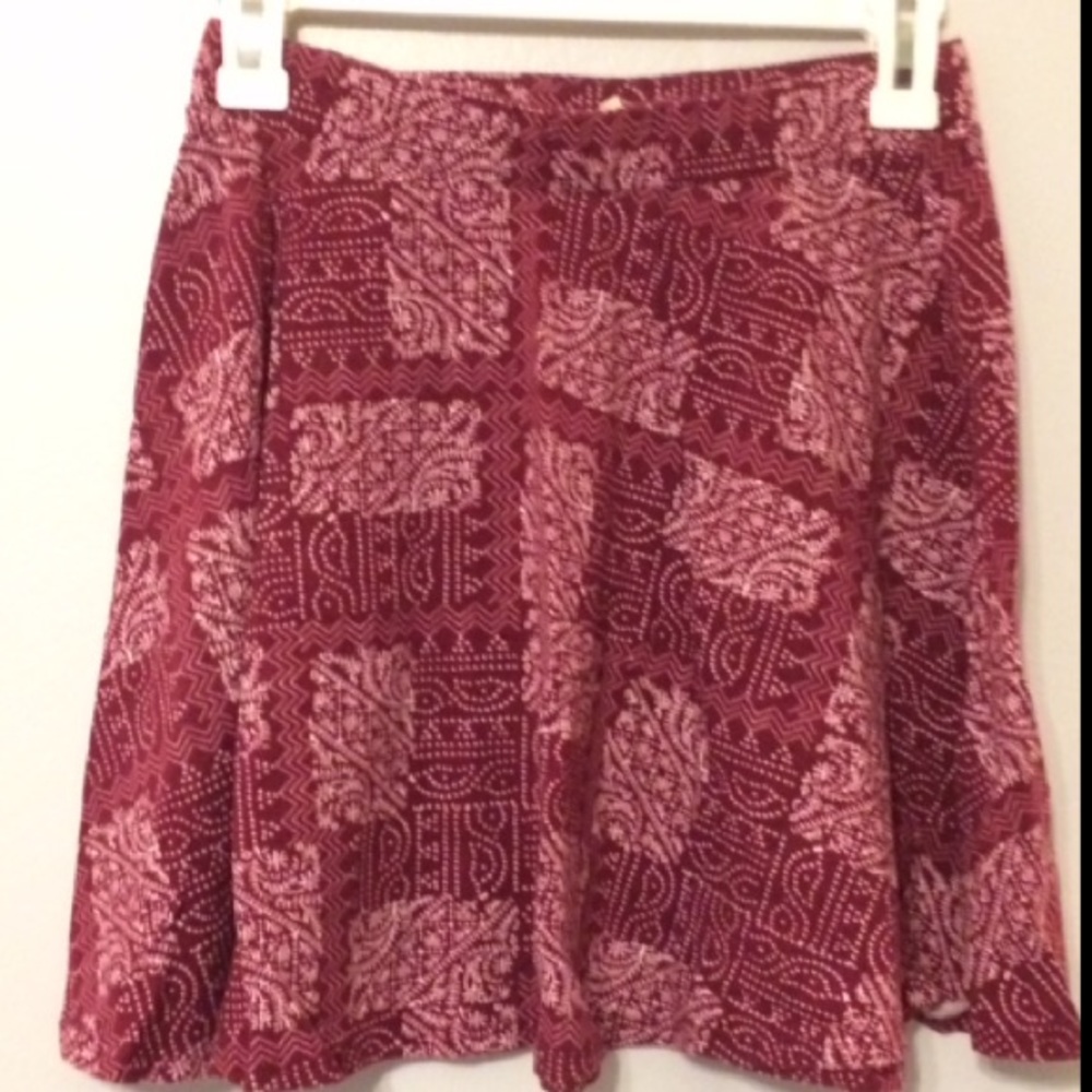 A-line Cotton Skater Skirt