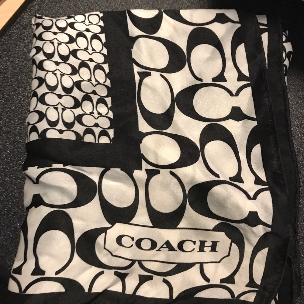 Coach silk scarf