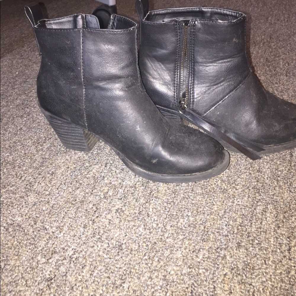 Black booties