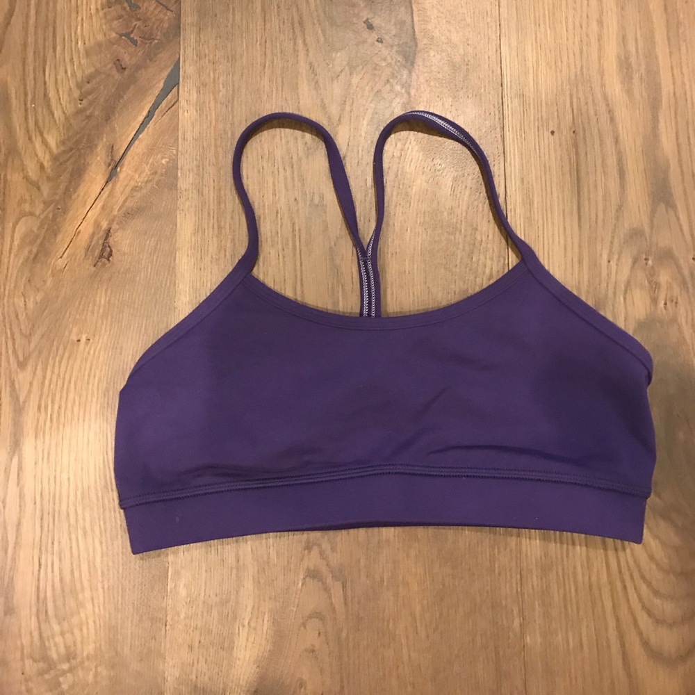 Lululemon Purple Y Bra Sz 8
