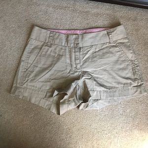 J Crew khaki shorts