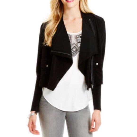 Jessica Simpson Jackets & Blazers - FINAL SALE⚡️Jessica Simpson draped Moto jacket✨