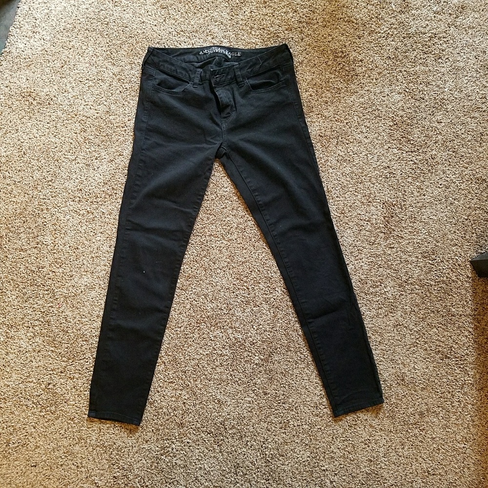 American Eagle Denim Jegging in Black