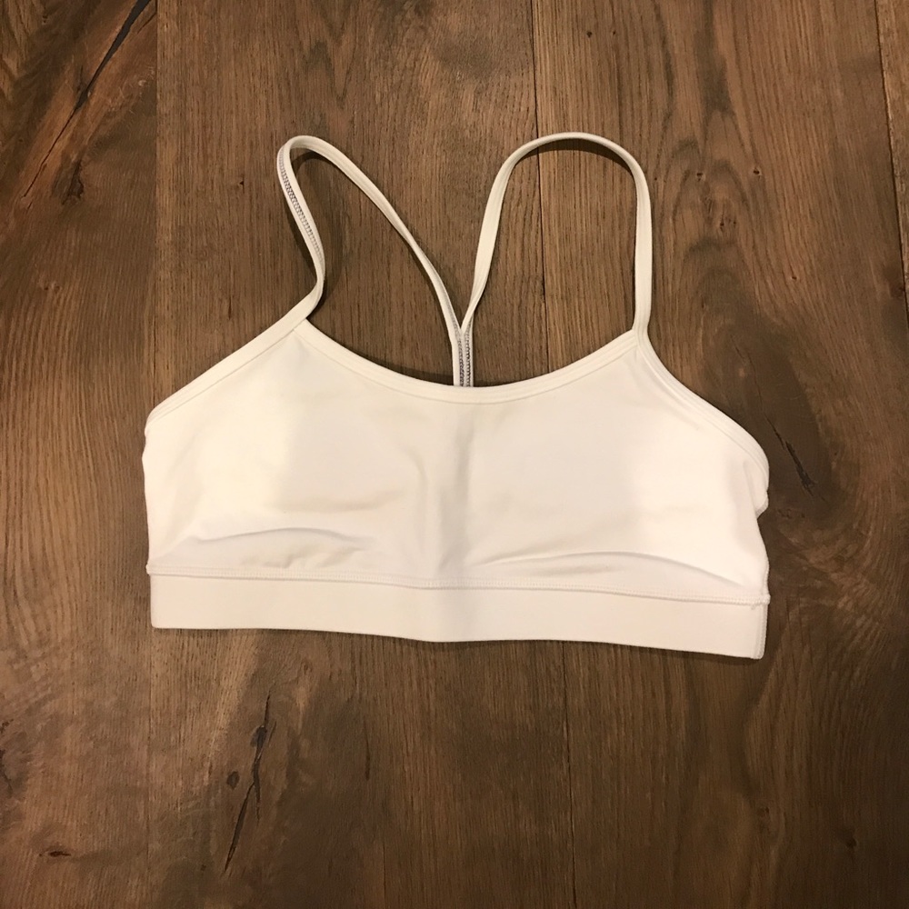 Lululemon Y bra. White Sz 8