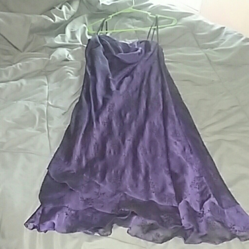 Purple Semi-Formal Dress, Sz 10-$8!