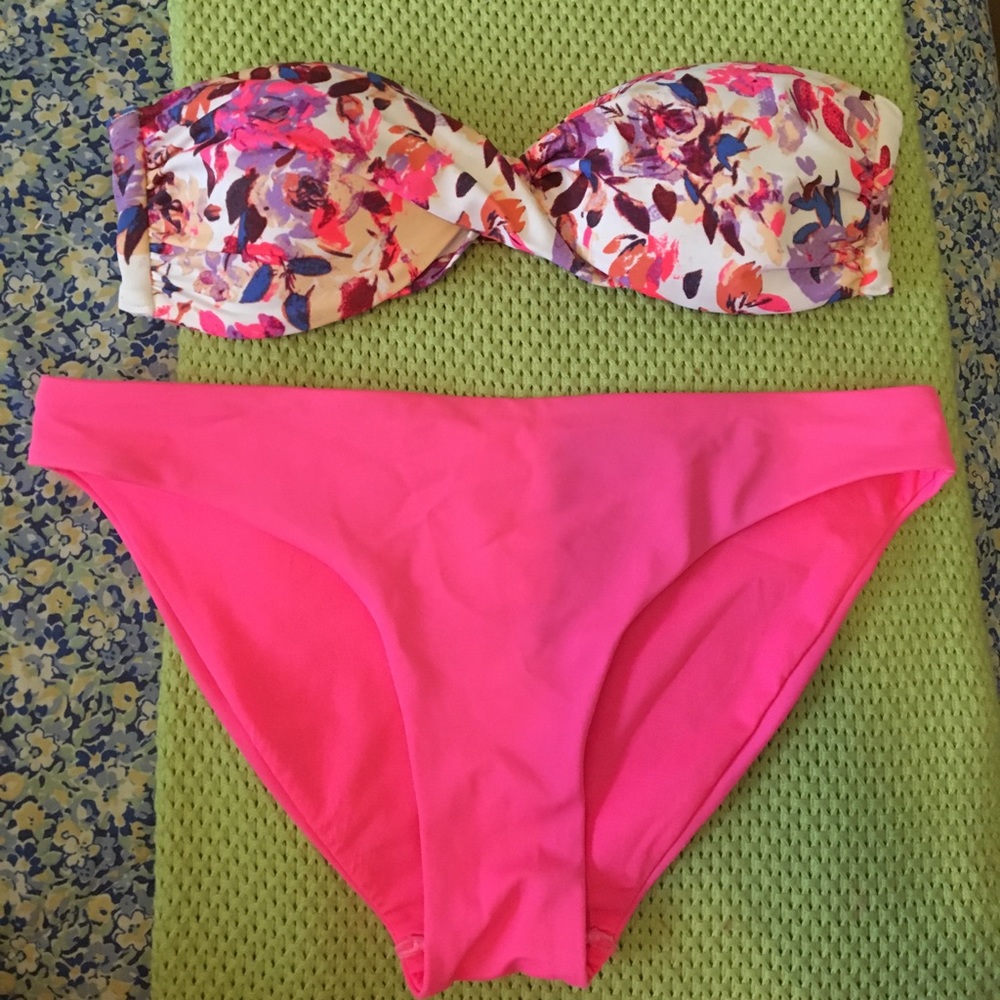 H&M FLORAL BIKINI SET