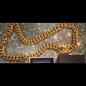 Chanel chain belt
