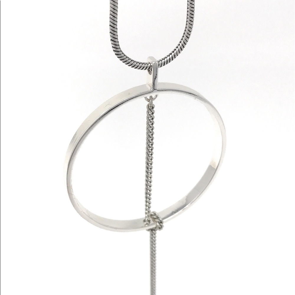 Jenny Bird Silver Rhine Pendant Necklace
