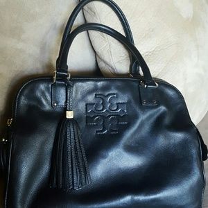Authentic used Tory Burch satchel with TB dust bag