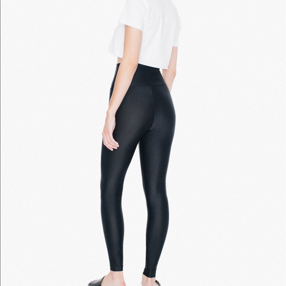 American Apparel Nylon Tricot High-Waist Leggings