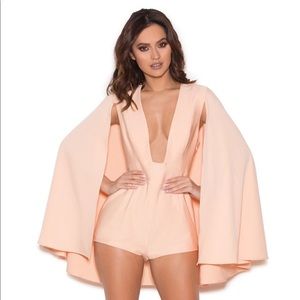 HOUSE OF CB (celeb boutique) silky romper jumpsuit