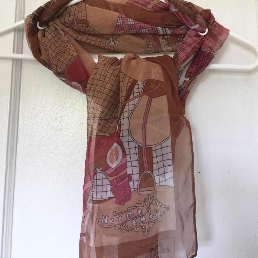 Hermes Scarf Authentic