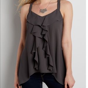 Ruffle front tank