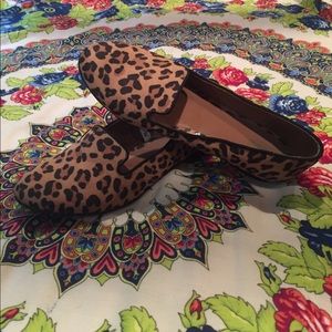 Cheetah print flats