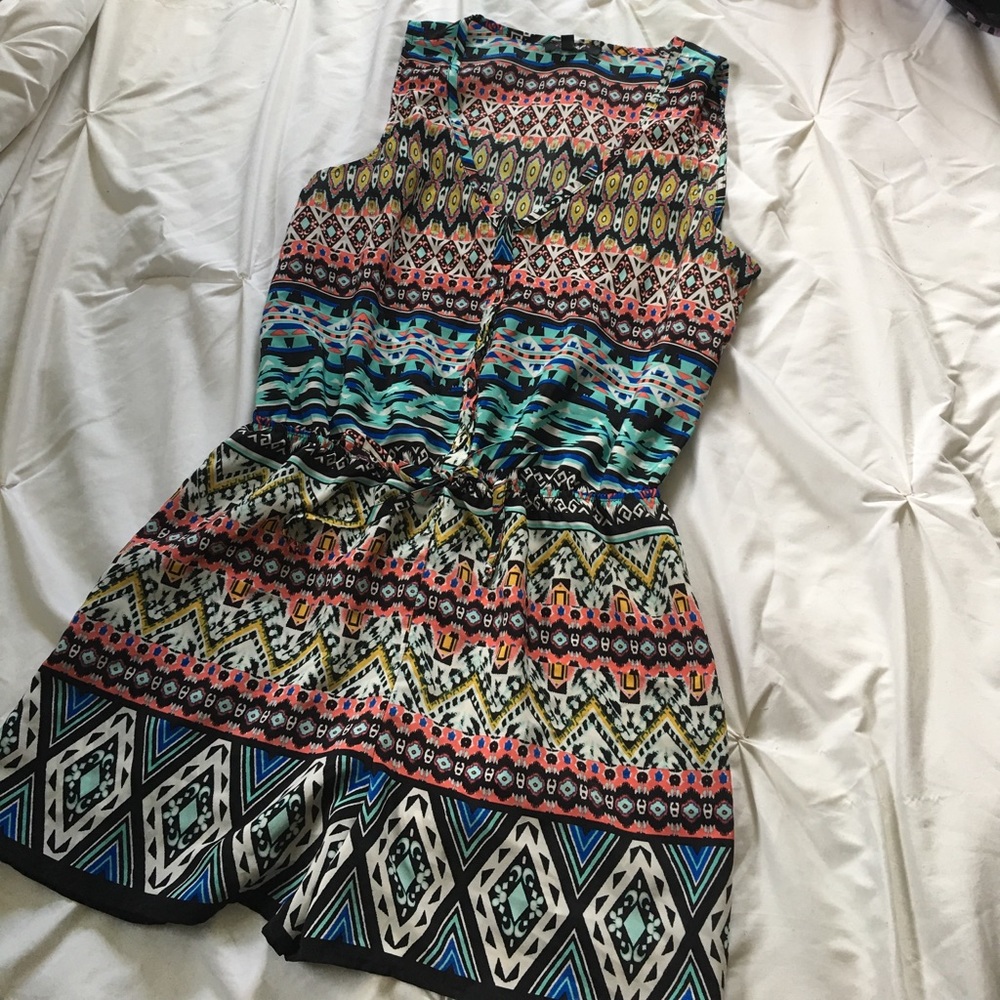 Bright colored Romper 🌈