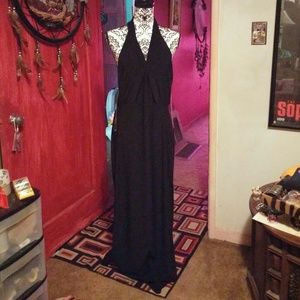 Halter dress for evening