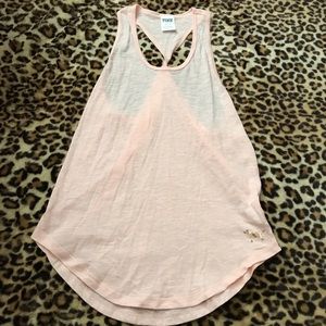 NWOT Victoria's Secret light orange racerback tank