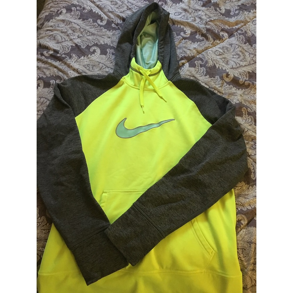 Neon Nike thermal sweatshirt