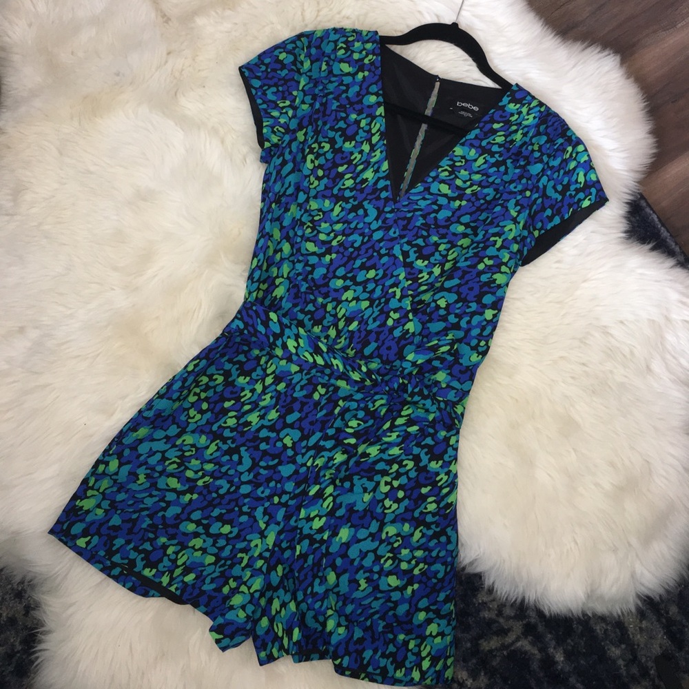 bebe Watercolor Romper