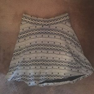 Black and white skirt