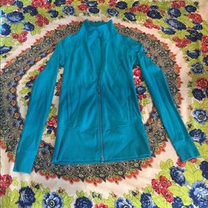 Baby blue lulu lemon zip up jacket