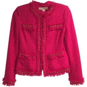 Boston proper bright pink jacket