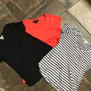 Bundle of 3 short sleeve t shirts