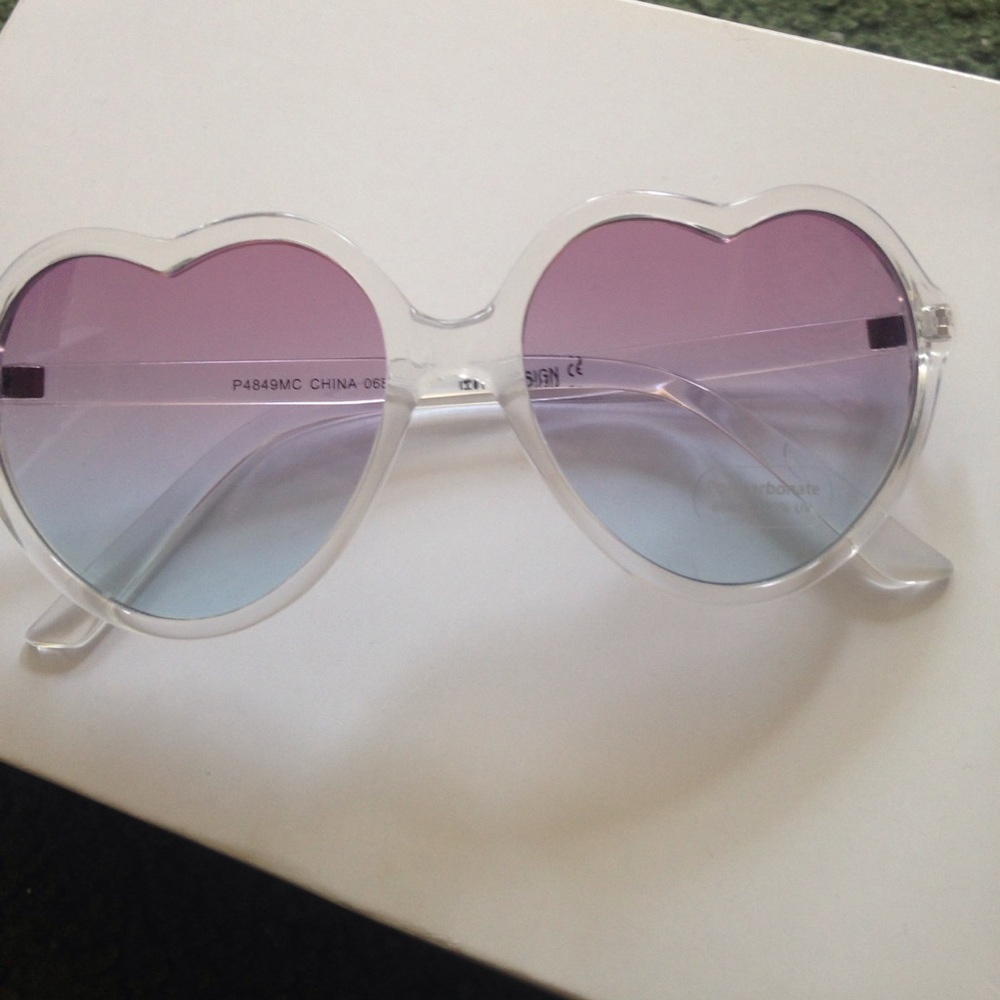 Purple and Blue Heart Sunglasses 🍬👽